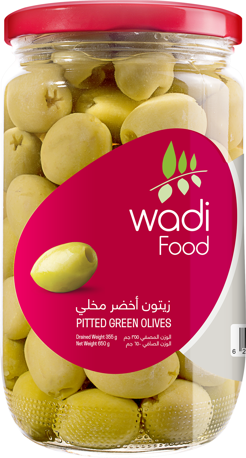 6223000191439 - pitted green olives 650g copy